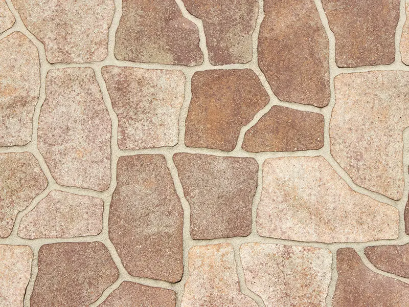 Steinplatten Fläche