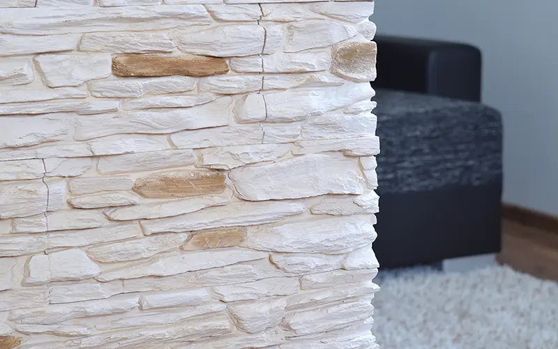 Kunststeinverkleidung innen